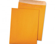 100% Recycled Brown Kraft Redi-Seal Envelope, 9 x 12, Light Brown, 100/Box