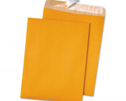 100% Recycled Brown Kraft Redi-Strip Envelope, 9 x 12, Light Brown, 100/Box