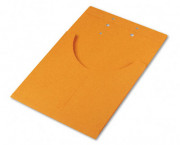 Classification Pockets with One Inch Expansion, 6 Point Kraft, Brown, 100/Box