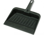 Heavy-Duty Dustpan, 8-1/4 Wide, Polypropylene, Charcoal