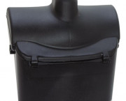 Lobby Pro Upright Dust Pan, w/Cover, 12 1/2