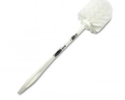 Toilet Bowl Brush, White Plastic