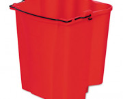 Dirty Water Bucket for Wavebrake Bucket/Wringer, 18-Quart, Red