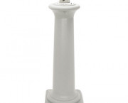 GroundsKeeper Tuscan Receptacle, 13 x 13 x 38 3/8, Sandstone, 1 Each