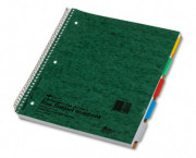 5-Subject Wire Notebook, College Rule, 11 x 8-7/8, White, 200 Sheets