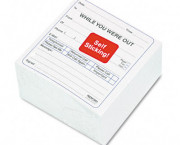 While You Were Out Self-Sticking Mega Message Cube, 4 x 4, 512 Forms