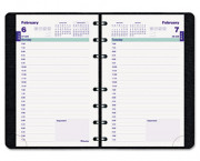 Blueline MiracleBind Daily Planner, 5 x 8, Black