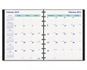 Blueline MiracleBind 17-Month Planner, Hard Cover, 11 x 9-1/16, Black