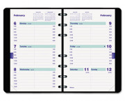 Blueline MiracleBind Weekly Planner, 5 x 8, Black