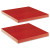 Additional 12″ Shelves for Narrow Profile Bookcase, Medium Cherry, 2/Pack