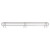 Wire Shelving Back Support, 36″ Wide, Silver, 2 Supports/Pack