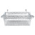 Sliding Wire Basket For Wire Shelving, 18w x 24d x 8h, Silver