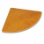 Series A Corner Connector, Natural Cherry/Slate Gray, 26-7/8w x 26-7/8d x 1h
