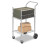 Economy Mail Cart, 2-Shelf, 20-1/2w x 38d x 39-1/4h, Chamois