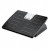 Adjustable Locking Footrest w/Microban, Black/Silver