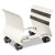 Premium CPU Stand, 8w x 9d x 9-1/2h, Platinum