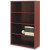 10500 Series Bookcase, 4 Shelves, 36w x 13-1/8d x 57-1/8h, Mahogany
