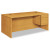 10500 Large “L” or “U” Workstation Right 3/4-Height Ped Desk, 72 x 36, Mahogany