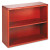 10700 Series Bookcase, 2 Shelves, 36w x 13-1/8d x 29-5/8h, Henna Cherry