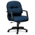 2090 Pillow-Soft Managerial Mid-Back Swivel/Tilt Chair, Mariner, Black Base