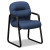 2090 Pillow-Soft Series Guest Arm Chair, Mariner Upholstery/Black Sled Base