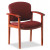 2111 Invitation Series Wood Guest Chair, Burgundy Fabric/Henna Cherry