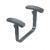 Height-Adjustable T-Arms for ComforTask Series Swivel Task Chairs, Black