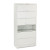 600 Series 6-Shelf Steel Receding Door File, Lgl, 36w x 16-3/4d x 75-7/8h, Gray