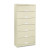 600 Series 6-Shelf Steel Receding Door File, Ltr, 36w x 13-3/4d x 75 7/8h, Putty