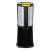 Thermal Beverage Dispenser, Gravity, 2.5 Liter, Stainless Steel/Black
