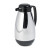 Vacuum Glass Lined Chrome-Plated Carafe, 1-Liter Capacity, Black Trim