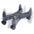 CPU Stand w/Locking Wheels, 3w x 16-1/2d x 4-1/2h, Black