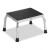 Economical Foot Stool, Rubber Tipped Feet, Stainless Steel